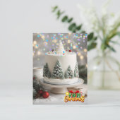 Kerstspeelgoed. Kerstkaart Briefkaart (Staand voorkant)