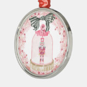 kerstSpeelgoed Soldaat-Waterverf Metalen Ornament (Links)