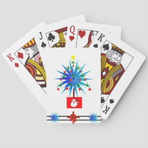 kerstspeelkaartdeck pokerkaarten