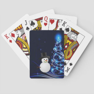 kerstspeelkaartdeck pokerkaarten
