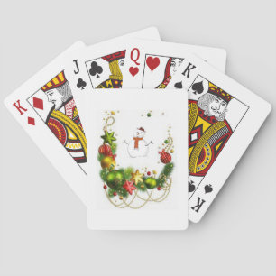 kerstspeelkaartdeck speelkaarten