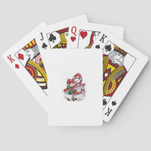 kerstspeelkaartdeck speelkaarten