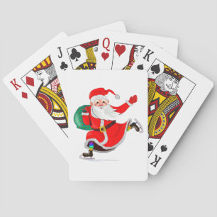 kerstspeelkaarten cadeautje met cadeautjes pokerkaarten
