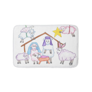 Kerstspel Badmat