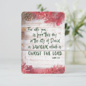 Kerstspel met Bijbelvers Kaart (Staand voorkant)