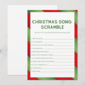 Kerstspel - Niet bewerkbaar - Kaart (Voorkant / Achterkant)