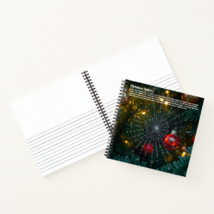 kerstspin notitieboek