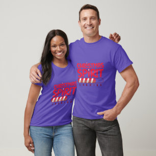 kerstspiraallading t-shirt