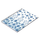 Kerstspiraalvormige Notitieboek Snowflake (Linkerzijde)