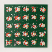 Kerstsport aftellen legpuzzel (Horizontaal)