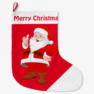 kerststaart/kerstman grote kerstsok