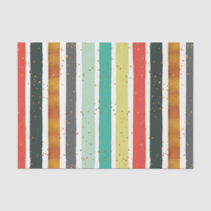 kerststaarten met gouden ruggen tissuepapier