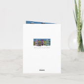 Kerststad ~ kaart met foto-inzetstuk (Achterkant)