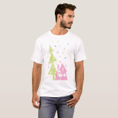 Kerststad T-shirt (Voorkant volledig)