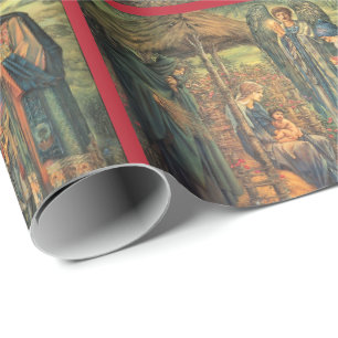 Kerststal Baby Jezus Engel 3 Koningen Gedetailleer Cadeaupapier