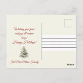 kerststal briefkaart (Achterkant)