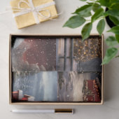 Kerststal Collage 1 Decoupage papier (Geschenk)