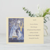 Kerststal Feestdagenkaart (Staand voorkant)