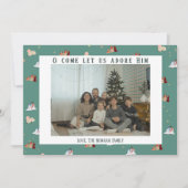 Kerststal Foto Kaart (Voorkant)