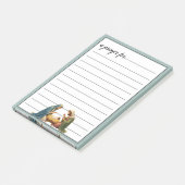 Kerststal Gebedsruimte Bidden Post-it® Notes (Schuin)