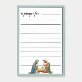 Kerststal Gebedsruimte Bidden Post-it® Notes