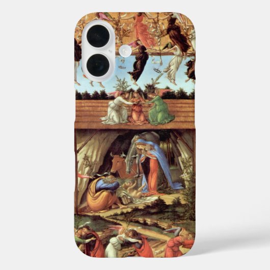 Kerststal, Geboorte van Christus door Botticelli Case-Mate iPhone Case (Achterkant)