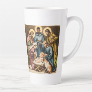 Kerststal geboorte van Jezus Latte Mok