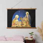 Kerststal Hangend Wandkleed (Slaapkamer)