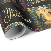 Kerststal Inpakpapier (Rol Hoek)