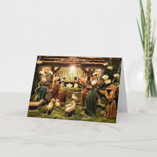 kerststal kaart (Voorkant)