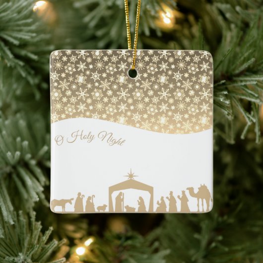Kerststal Keramisch Ornament (Boom)