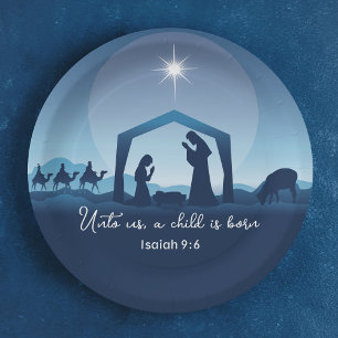 Kerststal Kerkfeest Religieus Papieren Bordje