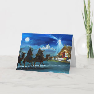 Kerststal Kerstdag Kaart