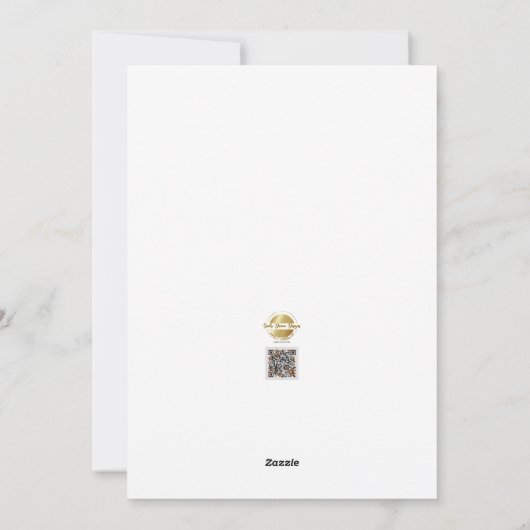 Kerststal Kerstkaart (Achterkant)