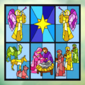 Kerststal raamsticker (Vel 3)