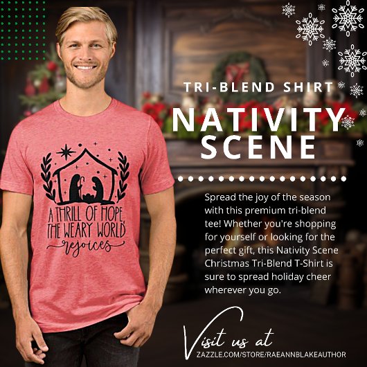 Kerststal Tri-Blend Shirt