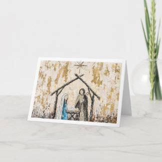 Kerststal Vouwkaart 5x7 Kaart