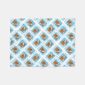 Kerststandaard Fleece Deken (Voorkant (Horizontaal))