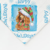 Kerststandaard Fleece Deken (Hoek)