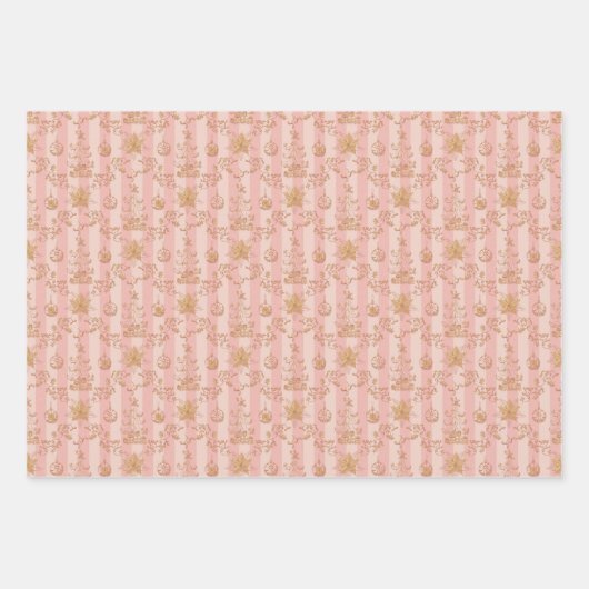 kerststapelpapier met onmiddellijke verpakking Vla Inpakpapier Vel (Voorkant)