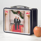 Kerststappen President Donald Trump & Melania (In situ)