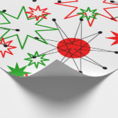 KerstStarburen Cadeaupapier (Hoek)