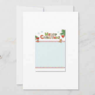 Kerststationery Uitnodiging papier