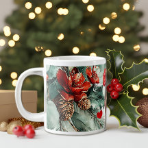 Kerststemming  Bone China Mok