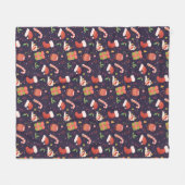 kerststemming fleece deken (Voorkant (Horizontaal))