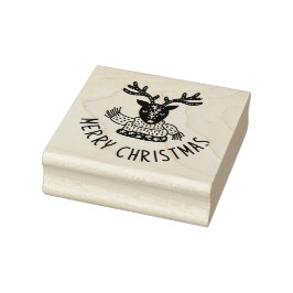 KERSTSTEMPEL - Christmas RENDIER Stamp Rubberstempel