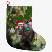 kerststeniging grote kerstsok (Voorkant)