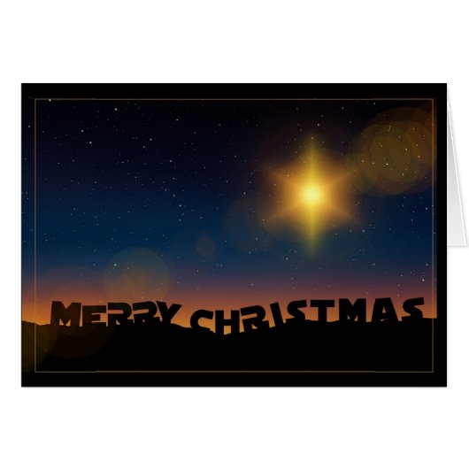 kerstster (Voorkant Horizontaal)