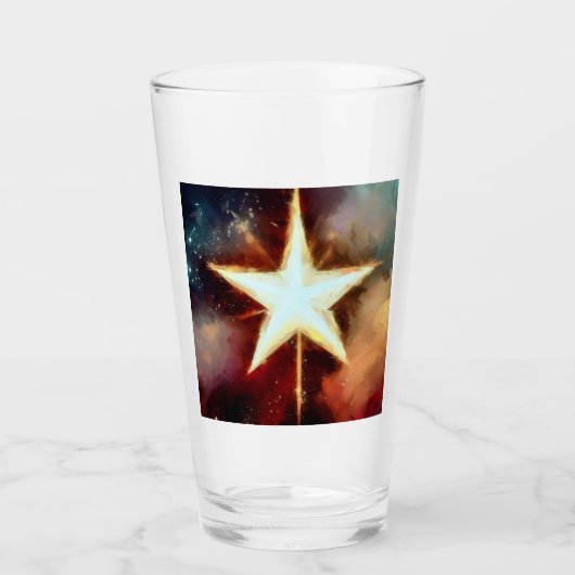 Kerstster 1 glas (Voorkant)