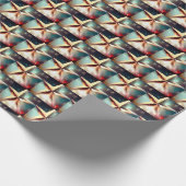 Kerstster 2 cadeaupapier (Hoek)